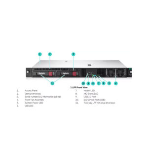 Máy chủ HPE ProLiant DL20 GEN10 2LFF (E2234/16GB/NON HDD/290W)