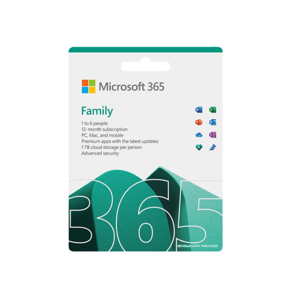 Phần mềm Microsoft 365 Family chính hãng