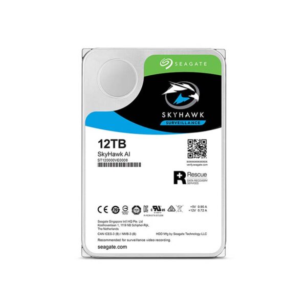 Ổ Cứng Gắn Trong Seagate Skyhawk AI 12TB(ST12000VE0008)